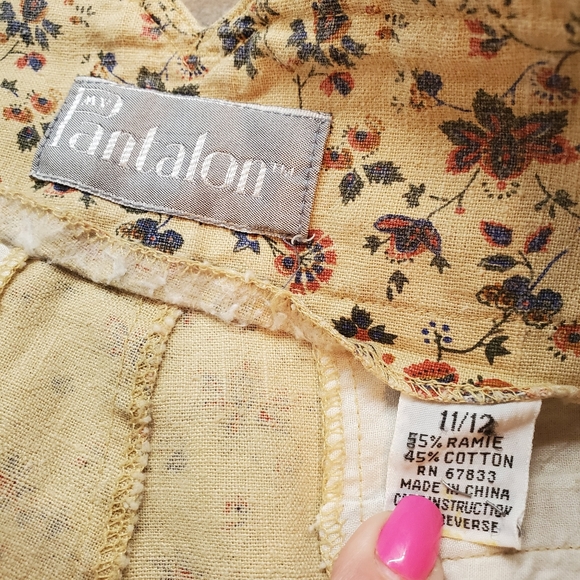 My Pantalon Shorts High Waisted Vintage Sz 11/12 - Picture 4 of 4